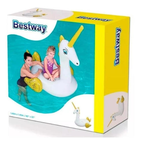 UNICORNIO INFLABLE 165X145CM EN CAJA