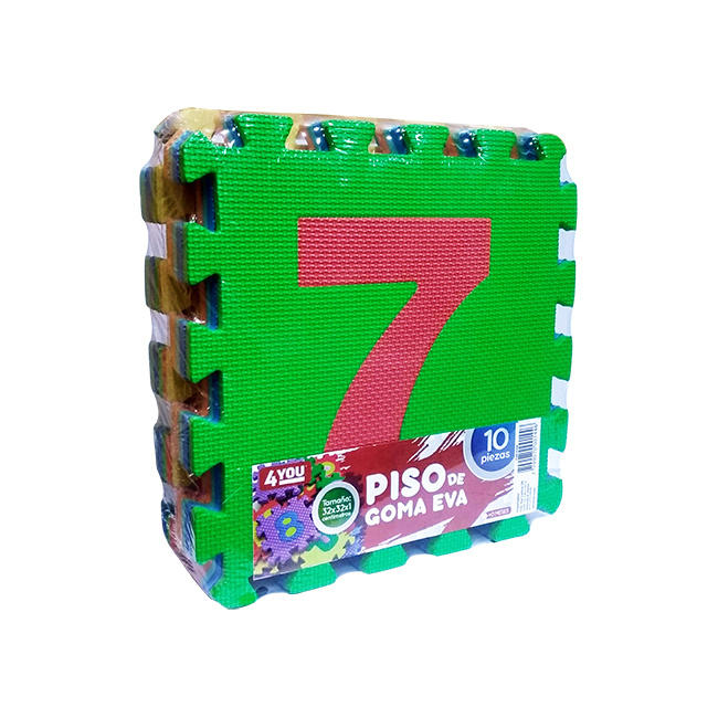 PISO DE GOMA EVA X 10 NUMEROS