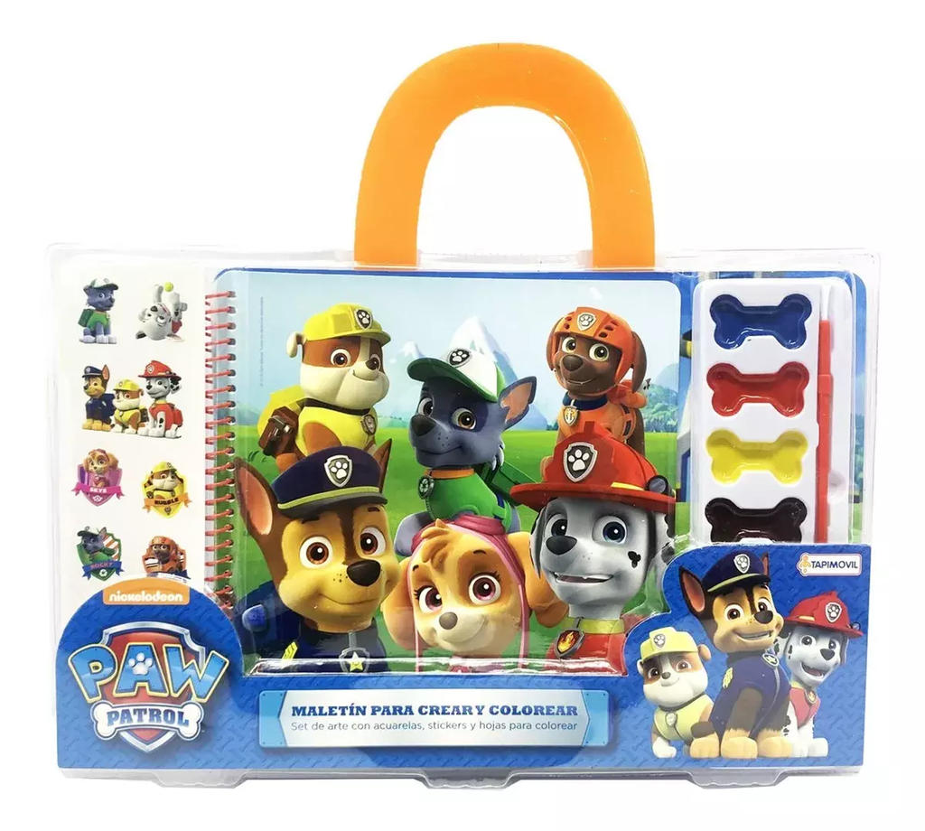 MALETIN DE ACUARELAS PAW PATROL