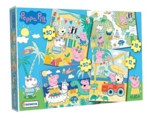 4 PUZZLES PEPPA