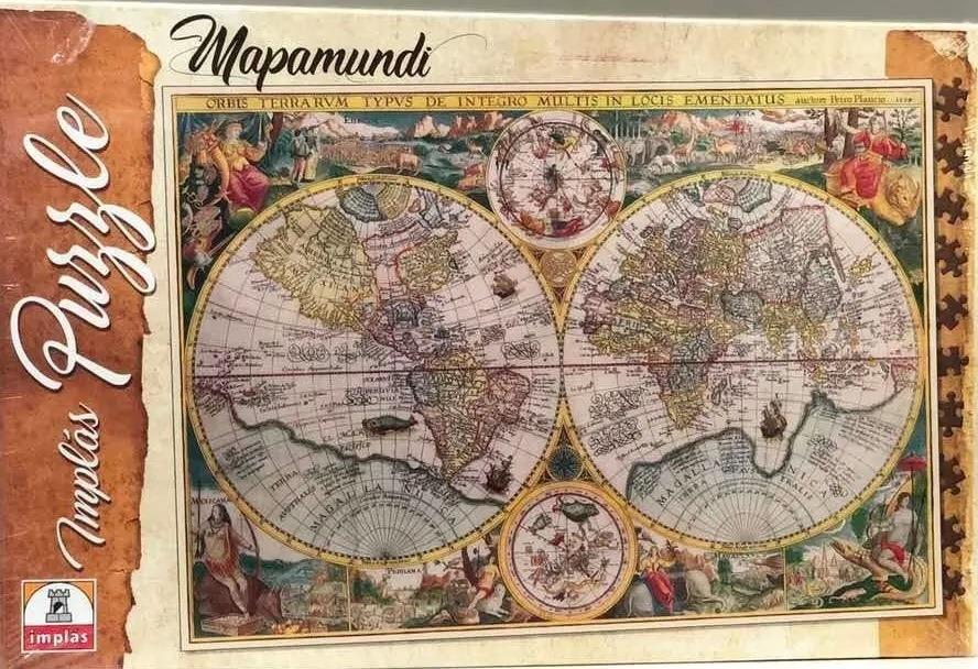 PUZZLE MAPAMUNDI X 1000 PIEZAS