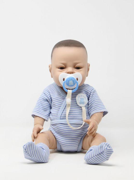 BEBE CON SEXO Y CHUPETE MAGNETICO DE 43CM