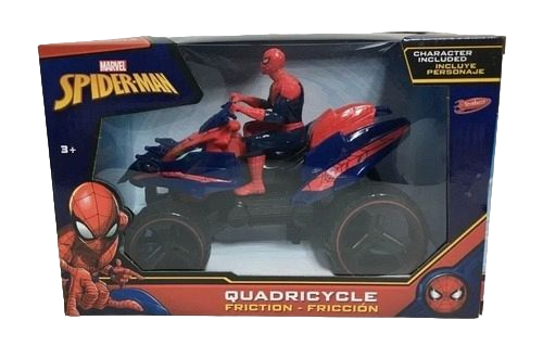 CUATRI CON MUÑECO SPIDERMAN
