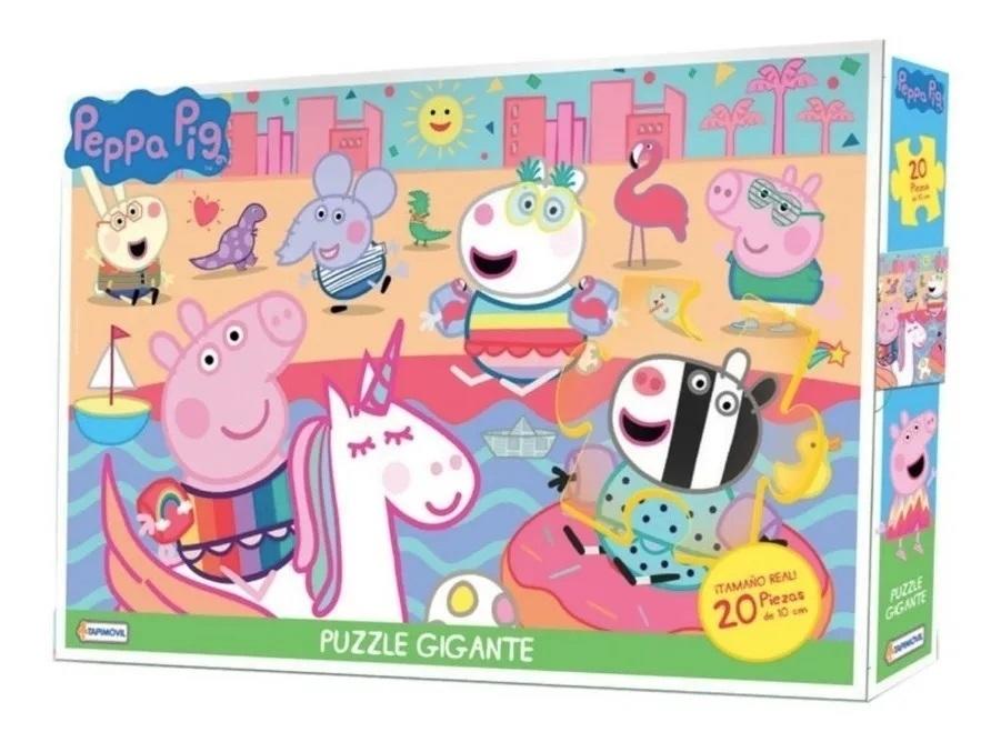 PUZZLE GIGANTE X 20 PIEZAS PEPPA PIG