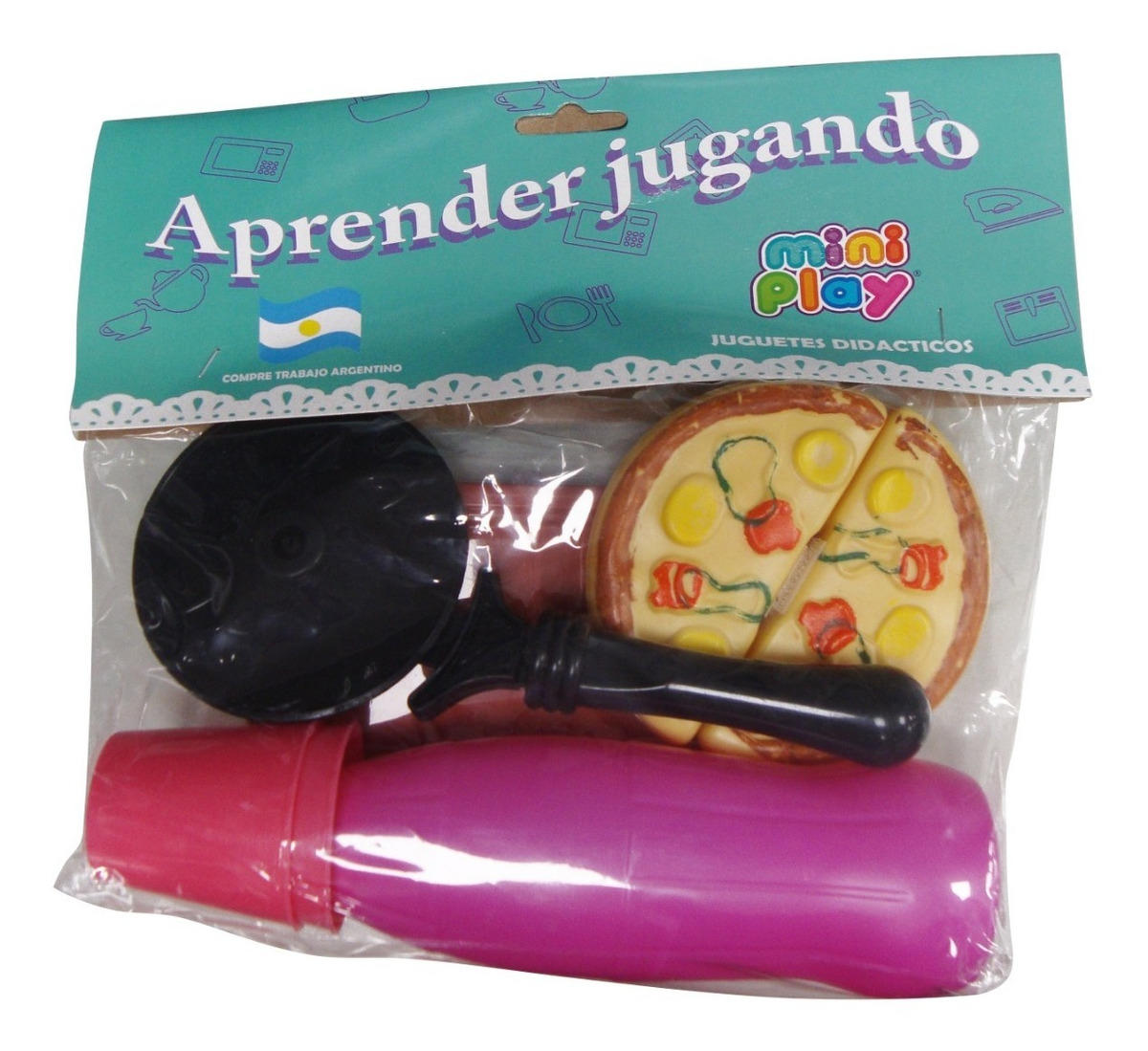 SET DE COMIDA PIZZA EN BOLSA