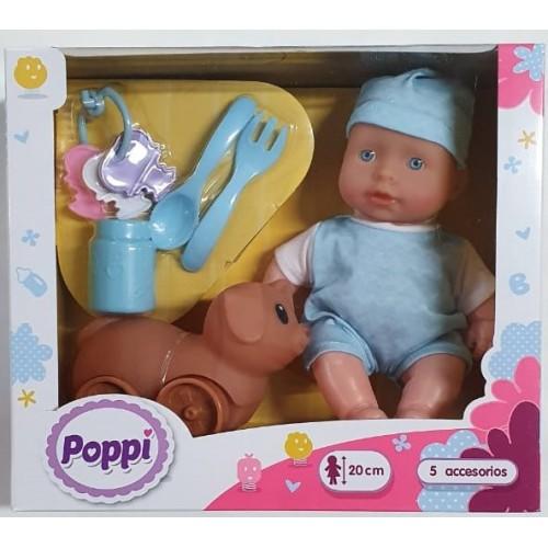 BEBE CON SU MASCOTA