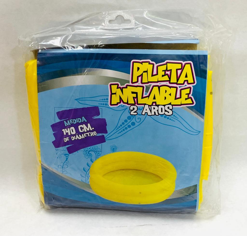 PILETA INFLABLE 2 AROS LISA 140CM