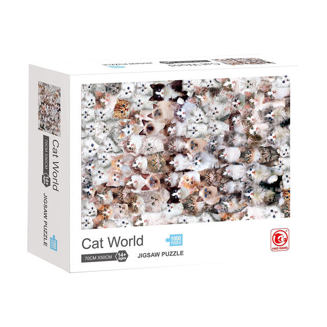PUZZLE 1000P CAT WORLD