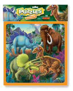 PUZZLE X 25 P DINOS