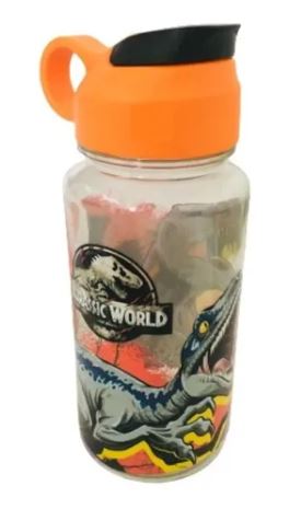BOTELLA FLIP TOP JURASSIC WORD