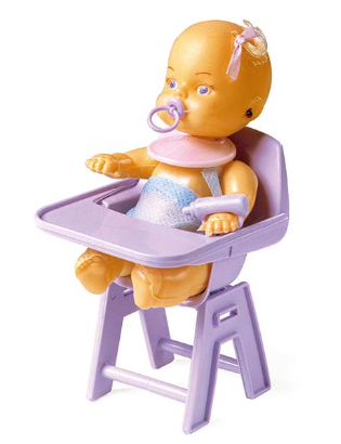 BEBE CON SILLITA DE COMER MINI