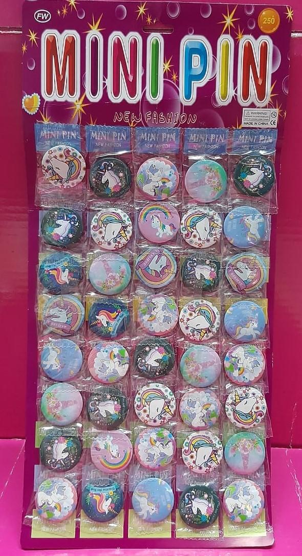 PINS UNICORNIO MINI X UNIDAD