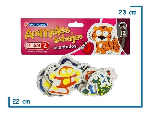 ANIMALES SELVA X 12P IMANTADOS (90631)