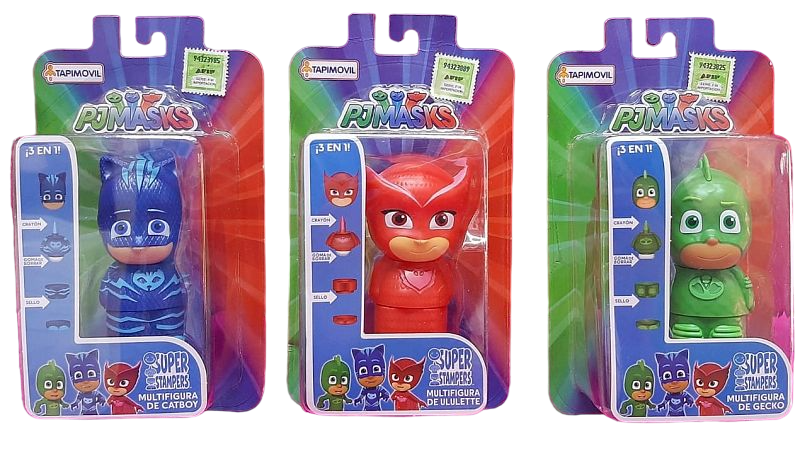 MULTIFIGURAS 3EN1 PJ MASKS