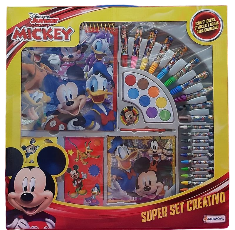 SUPER SET CREATIVO MICKEY