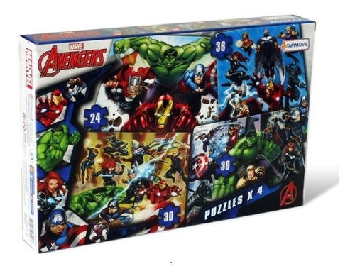 4 PUZZLES AVENGERS