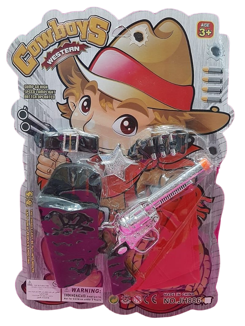 PISTOLA C/ CARTUCHERA COWBOY