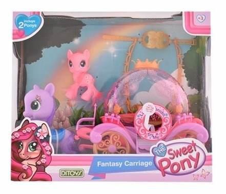 PONY CON CARRUAJE CON LUZ Y SON