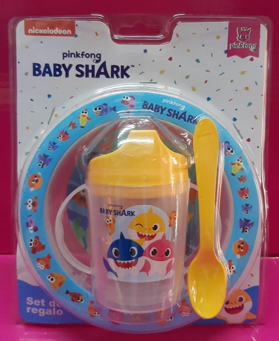 BOWL + VASO TOMADOR BABY SHARK