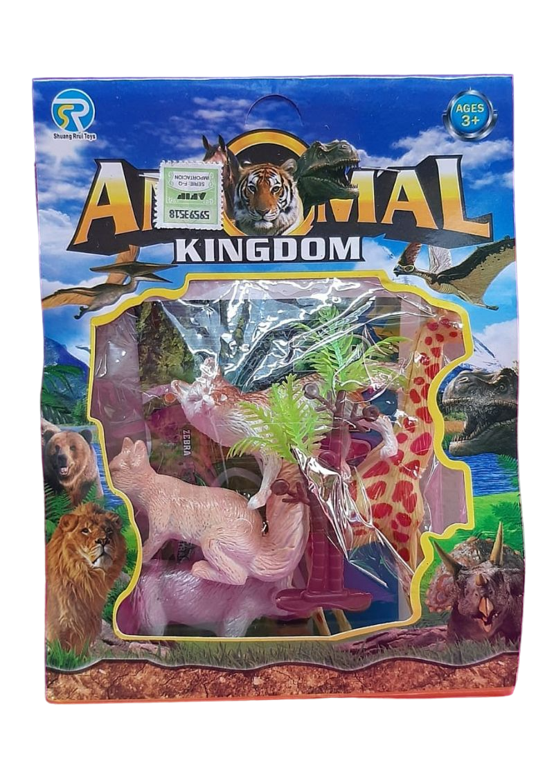 ANIMALES DE LA SELVA X 4 EN BLISTER