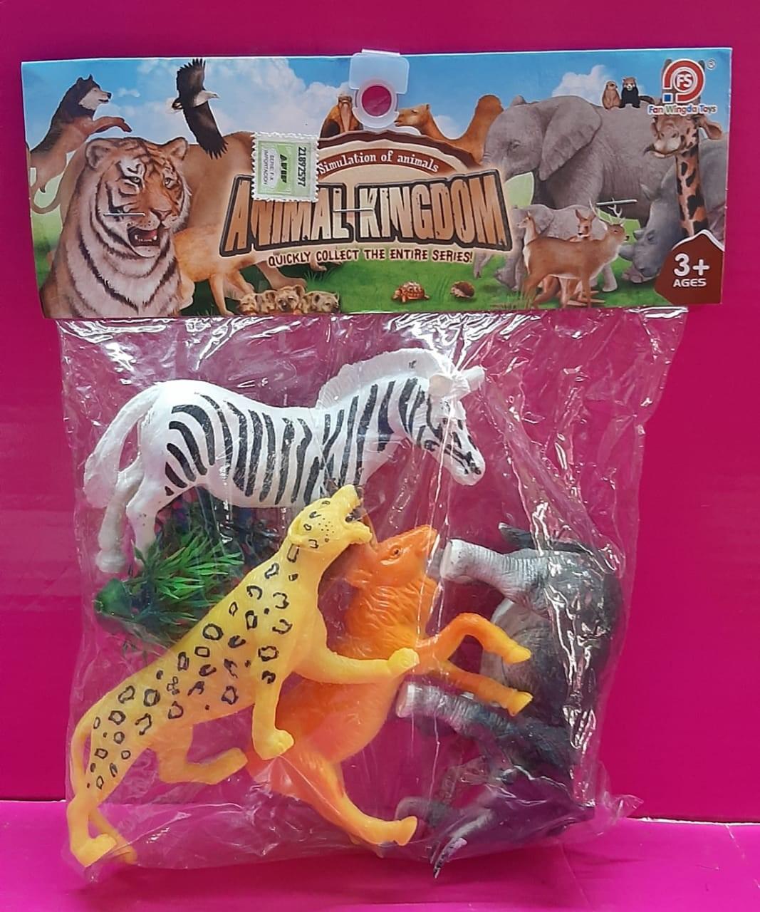 ANIMALES DE LA SELVA X 4 EN BOLSA