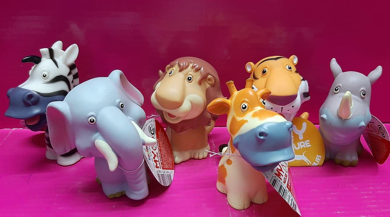ANIMALES DE LA SELVA CARICATURA SOFT 14CM X 1