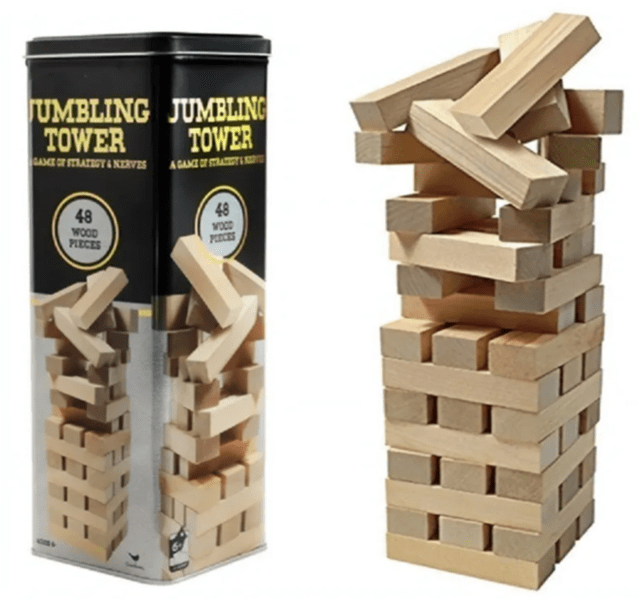 TORRE DE EQUILIBRIO SPIN MASTER GAMES YENGA EN LATA