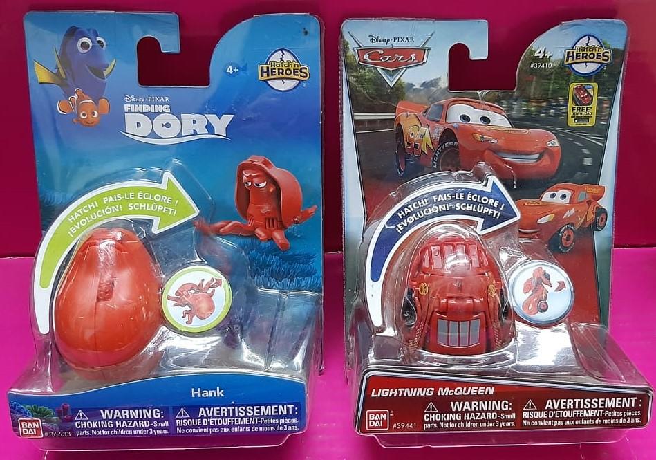 HATCH HEROES PERSONAJES (CARS - DORY)