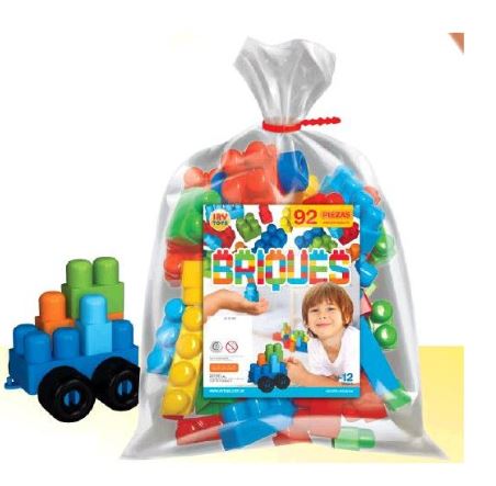 BLOQUES BRIQUES X 92P EN BOLSA