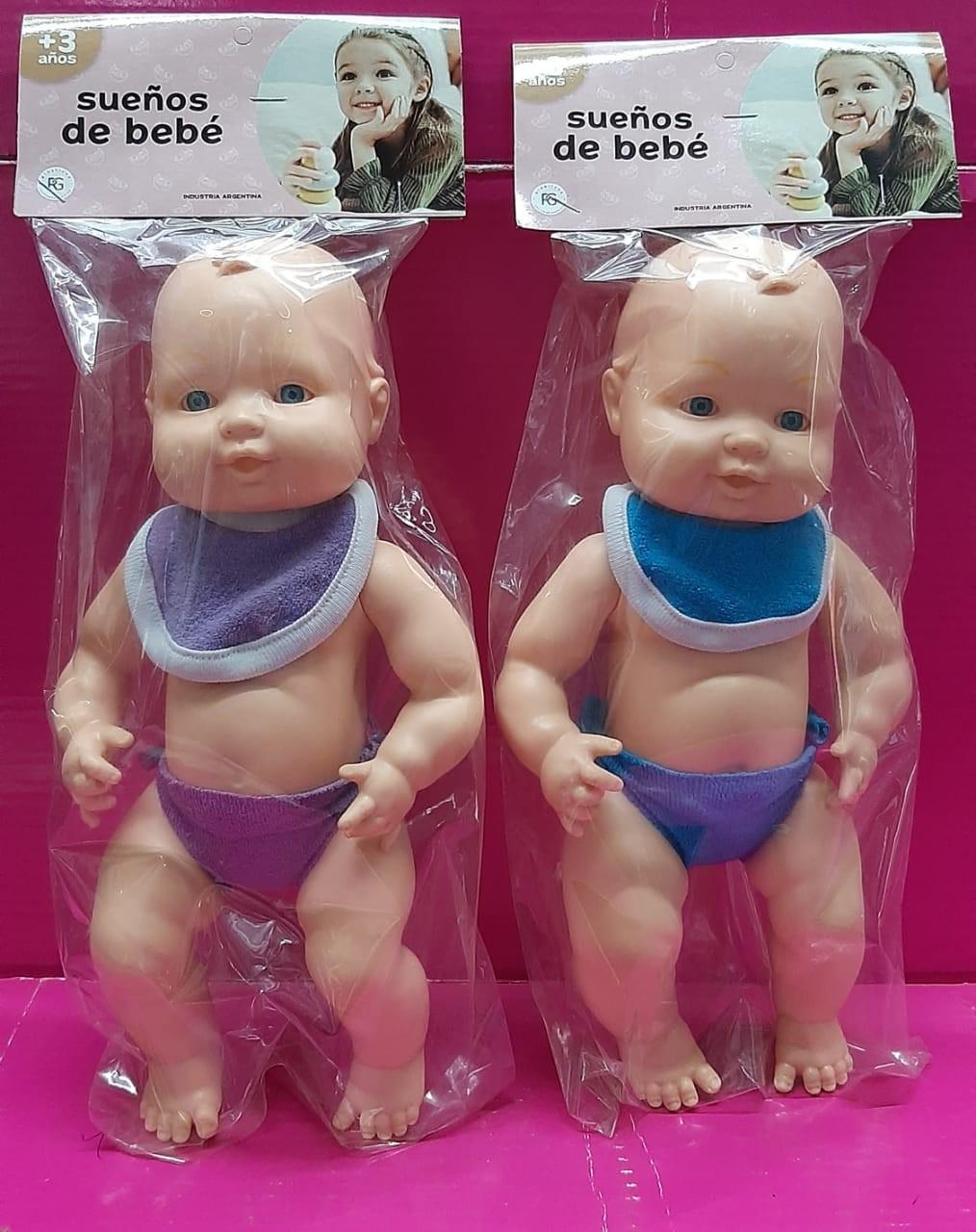BEBE EN BOLSA - COLORES SURTIDOS - CON BABERO