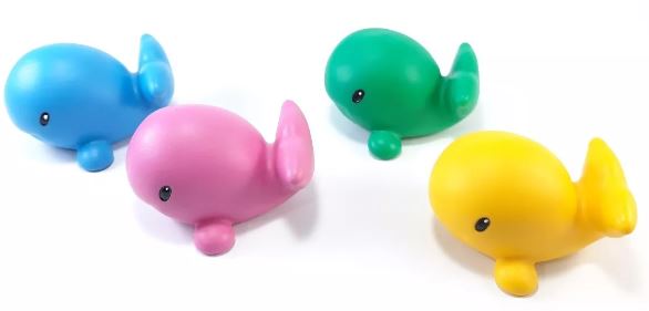BALLENA CHIFLE - COLORES SURTIDOS - EN BOLSA