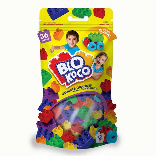 BLOKOCO X 36 PIEZAS EN BOLSA