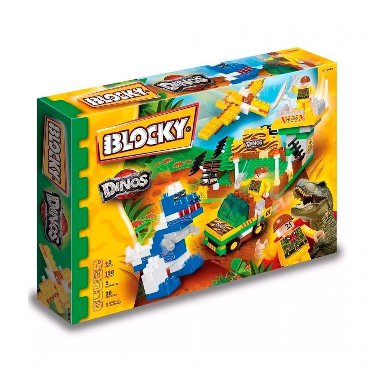 BLOCKY DINOS X 150 PIEZAS