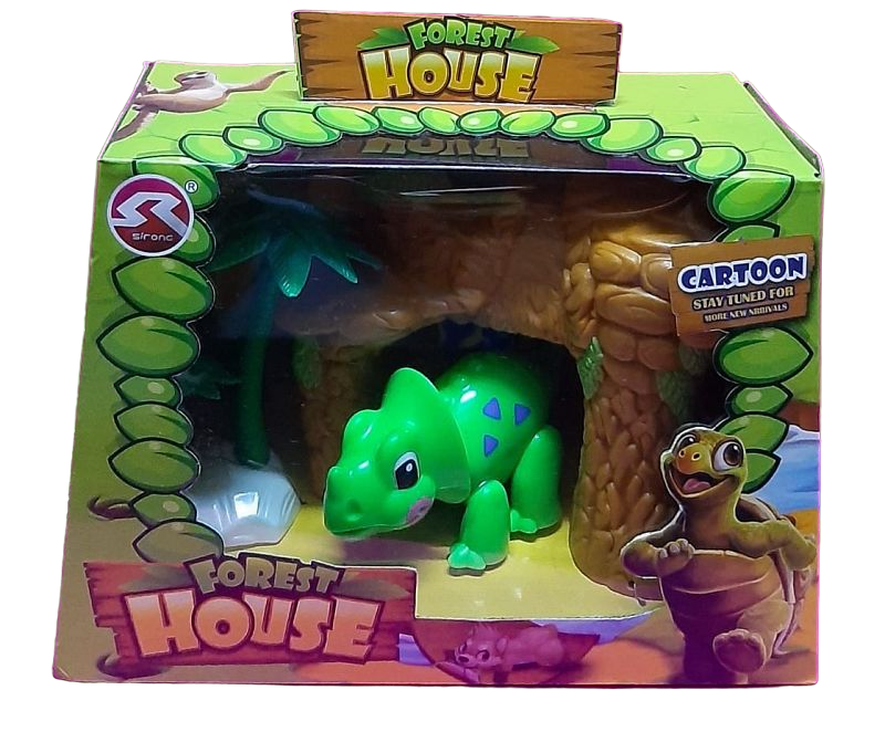 DINOSAURIO C/ACC FOREST HOUSE