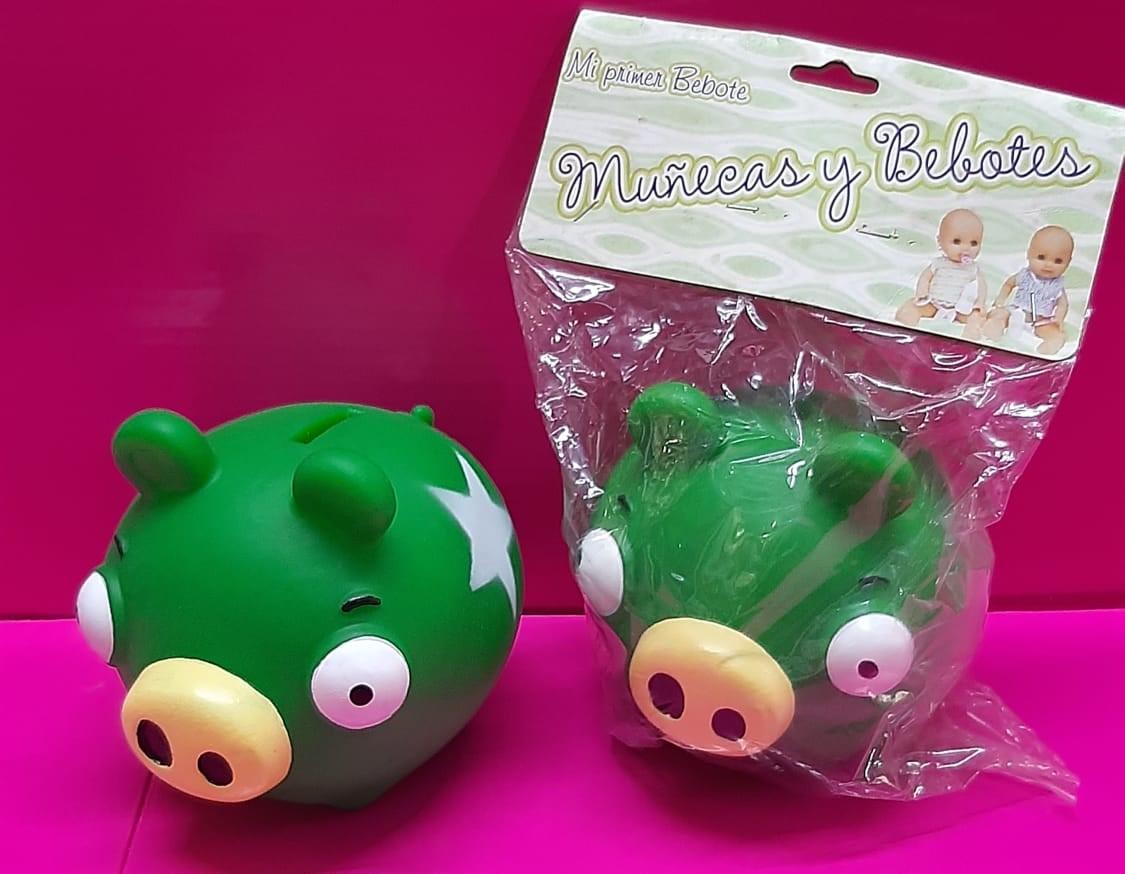 CHANCHO ALCANCIA DE GOMA