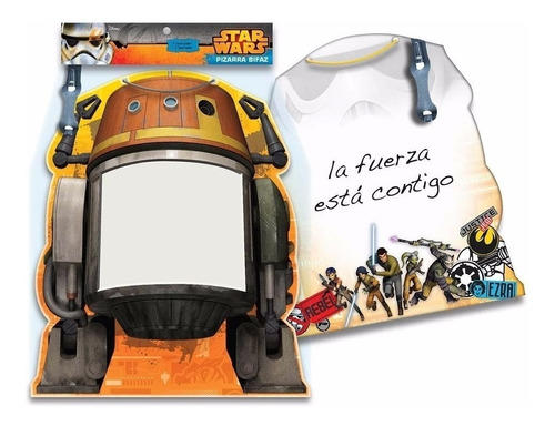 PIZARRA BIFAZ DE STAR WARS