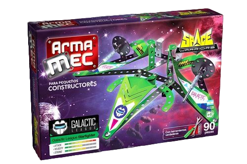 ARMA MEC SPACE X 90 PIEZAS STARFIGHTER