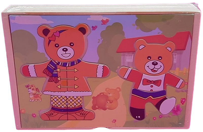 PUZZLE EN CAJA DE MADERA