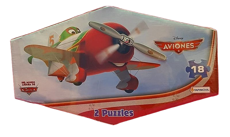 2 PUZZLES X 18 PIEZAS AVIONES