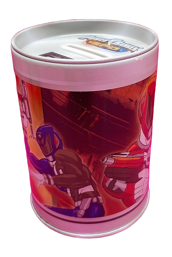 ALCANCIA DE LATA POWER RANGERS