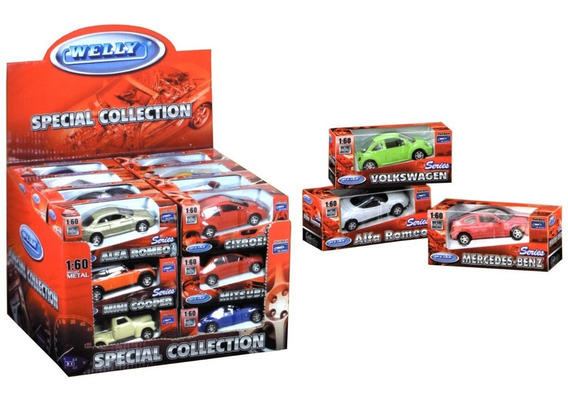 AUTO WELLY ESC. 1:60 EN CAJA X 1 (58120W)