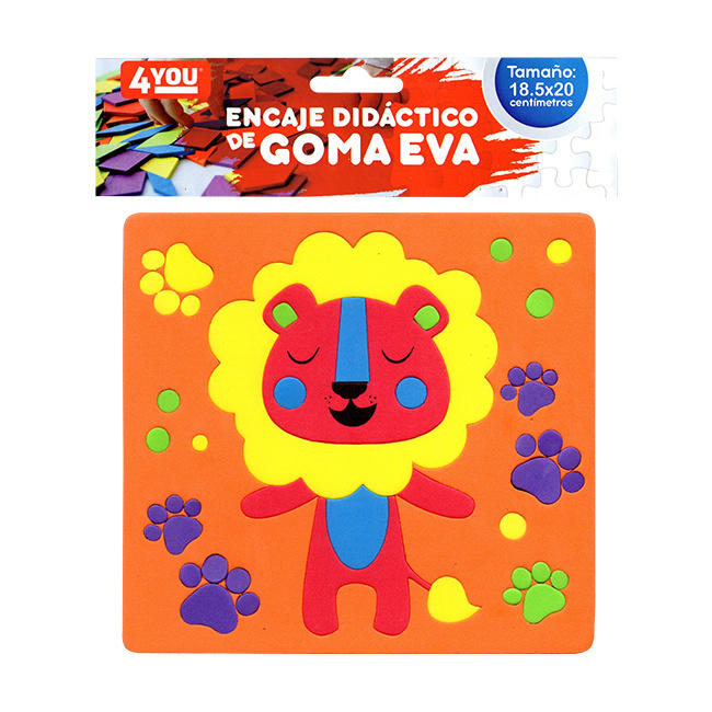 ENCASTRE DE GOMA EVA SURTIDOS 18,5X20