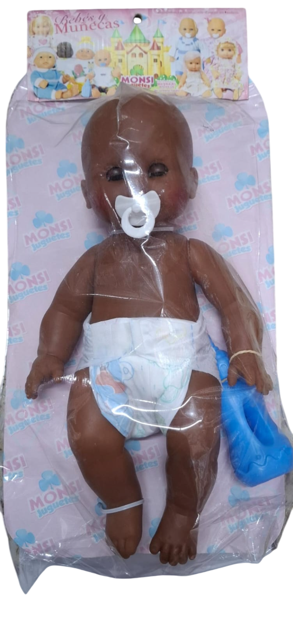 BEBE MATIAS CON PANAL CHOCOLATE 37CM