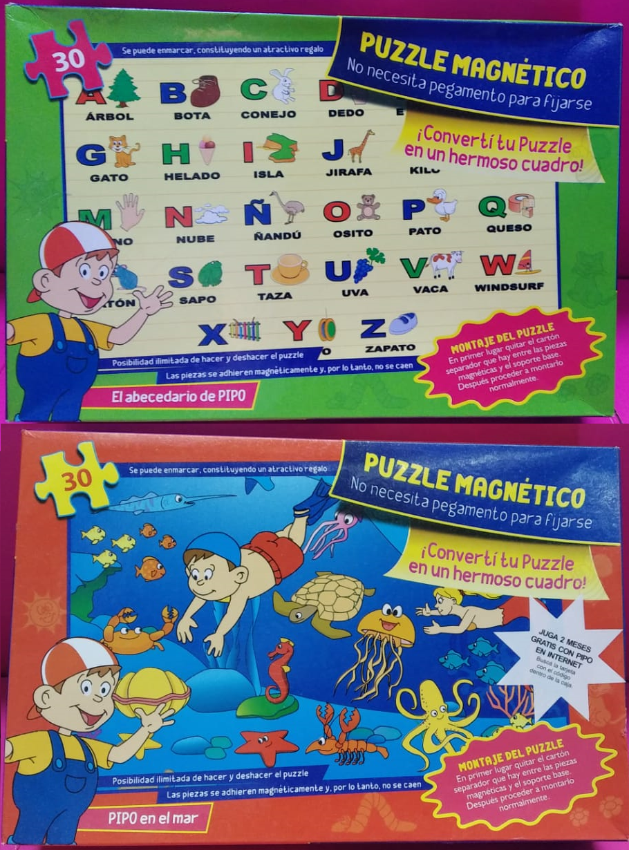PUZZLE MAGNETICO PIPO SURTIDOS (5003/5006)