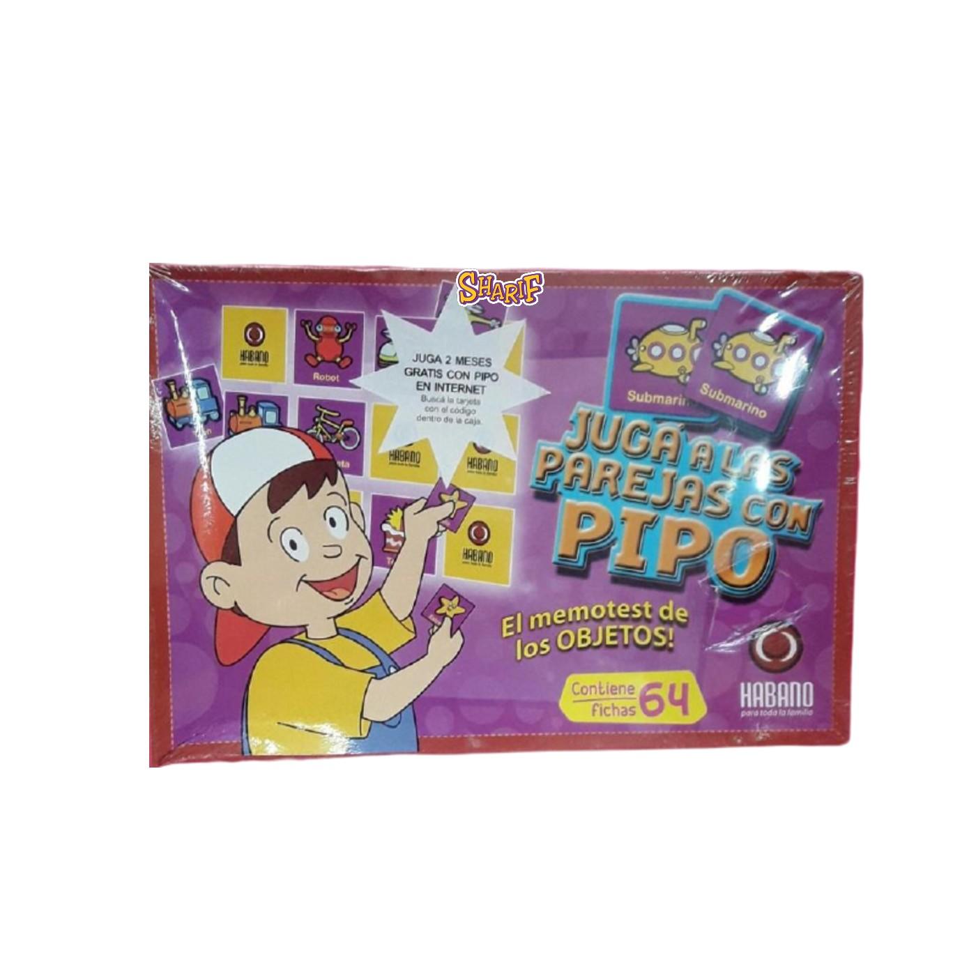 MEMOTEST DE OBJETOS PIPO