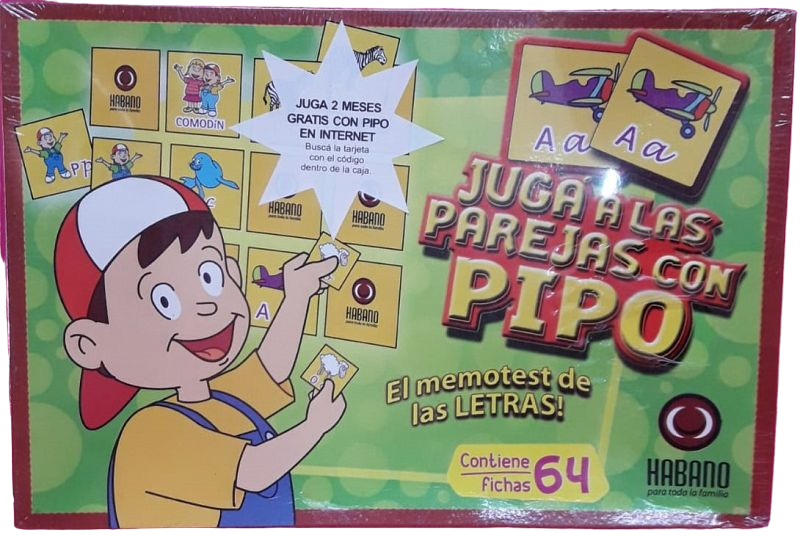 MEMOTEST DE LETRAS PIPO