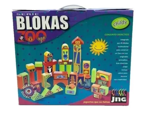 BLOKAS ZOO 45 PIEZAS EN CAJA