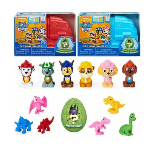 PAW PATROL MINI FIGURA CON VEHICULO - COLORES SURTIDOS