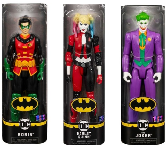 DC MUNECO JOKER RED HOOD NIGHTWING 30CM