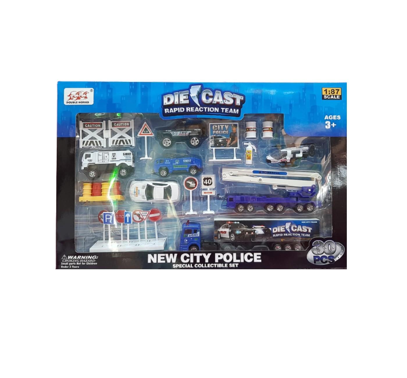 SET POLICIA METAL 30PZAS E/CAJA